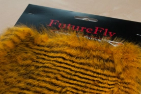 Short haired, barred rabbit Short haired, barred rabbit