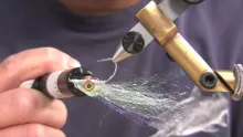 Video thumb for Ice Dub Shimmer Fringe Baitfish