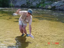 User submitted picture: damian caught this rainbo...